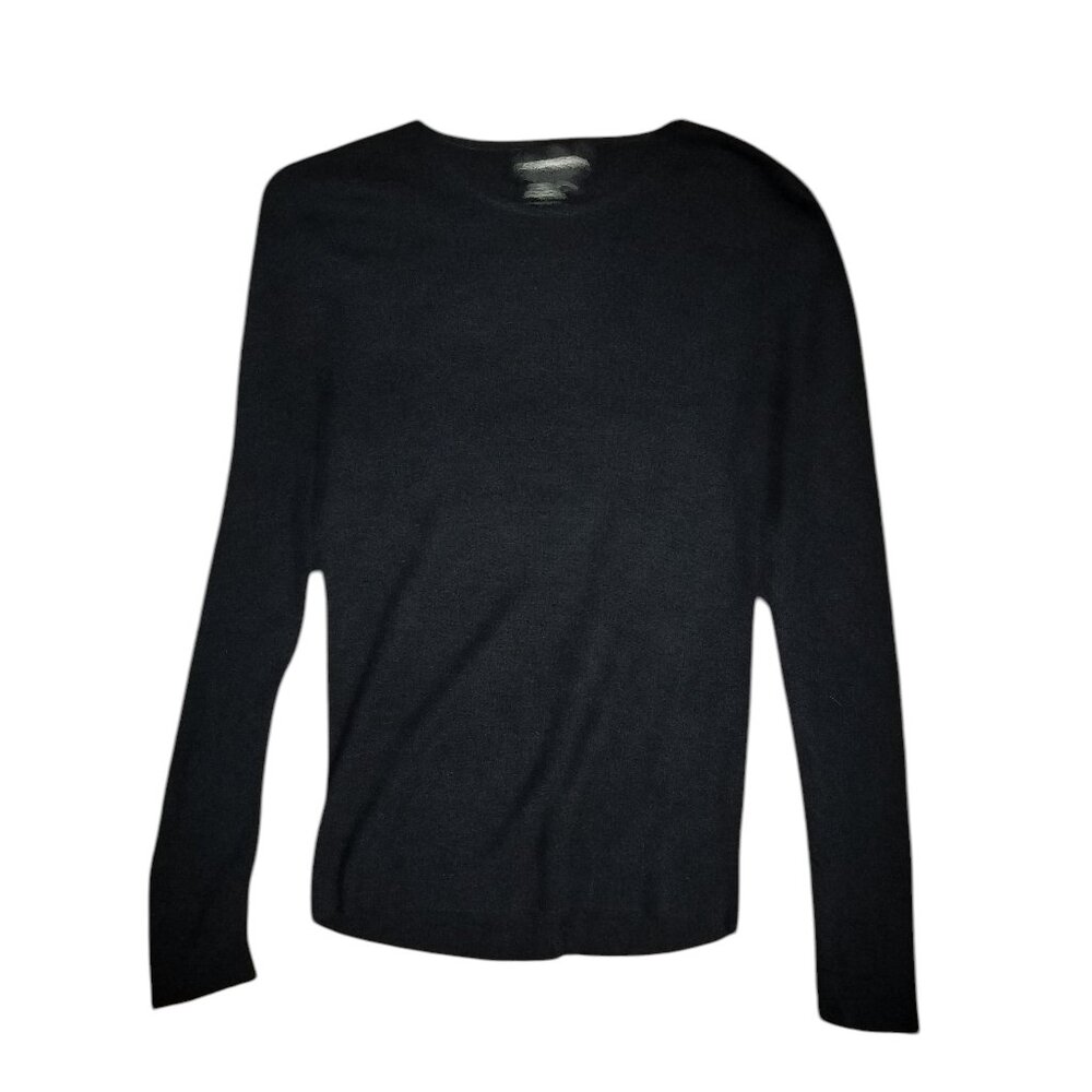 Sadimara 100% silk long sleeve knit shirt, casual dressy